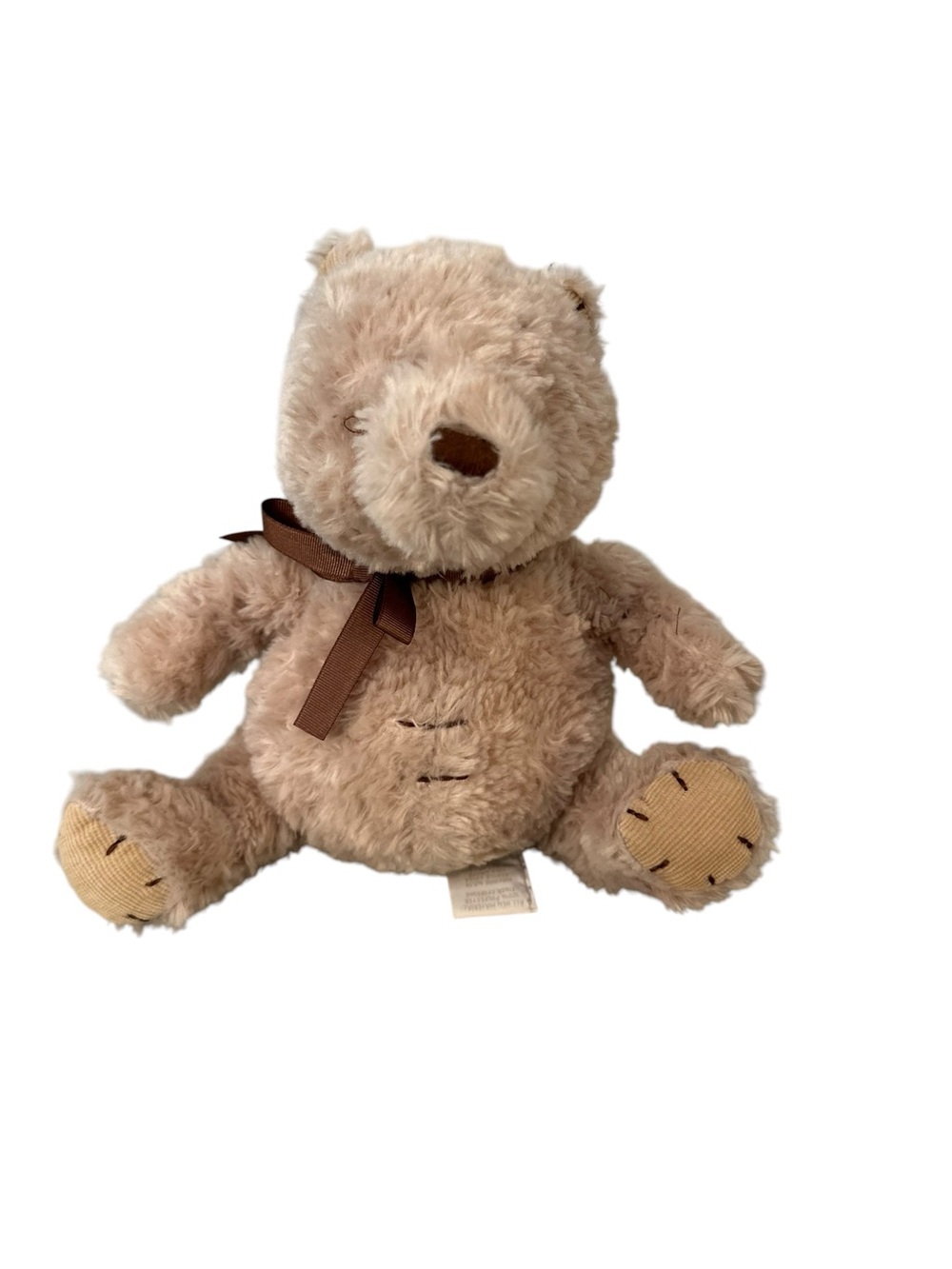 Disney Baby Classic Pooh Bear Plush 10" Curly Tan Stuffed Animal Toy Corduroy.